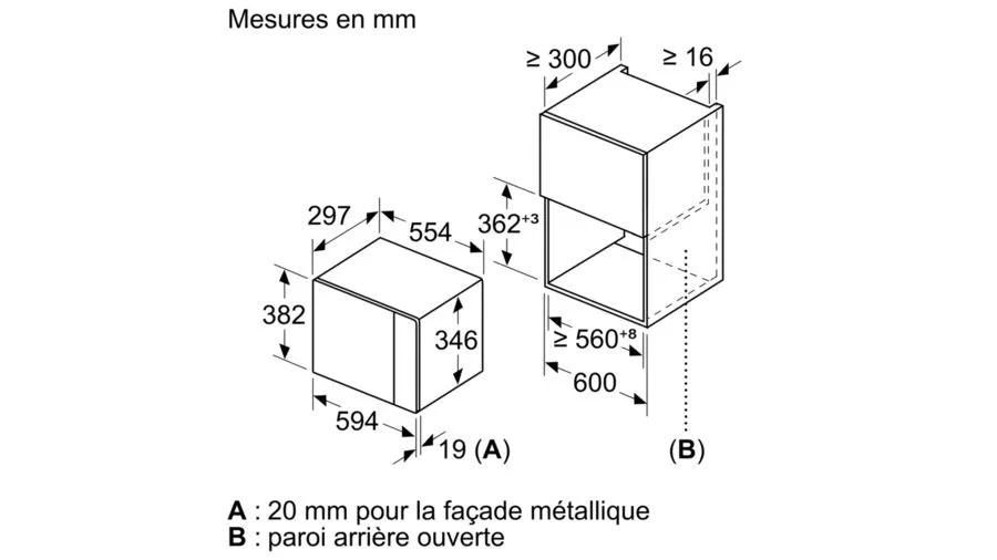 BFL524MS0 MICRO ONDE ENC BOSCH 20LT 60Cm Serie 6 - 3