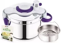 Cocotte SEB Clipso Minut Perfect 6L Inox/Violet