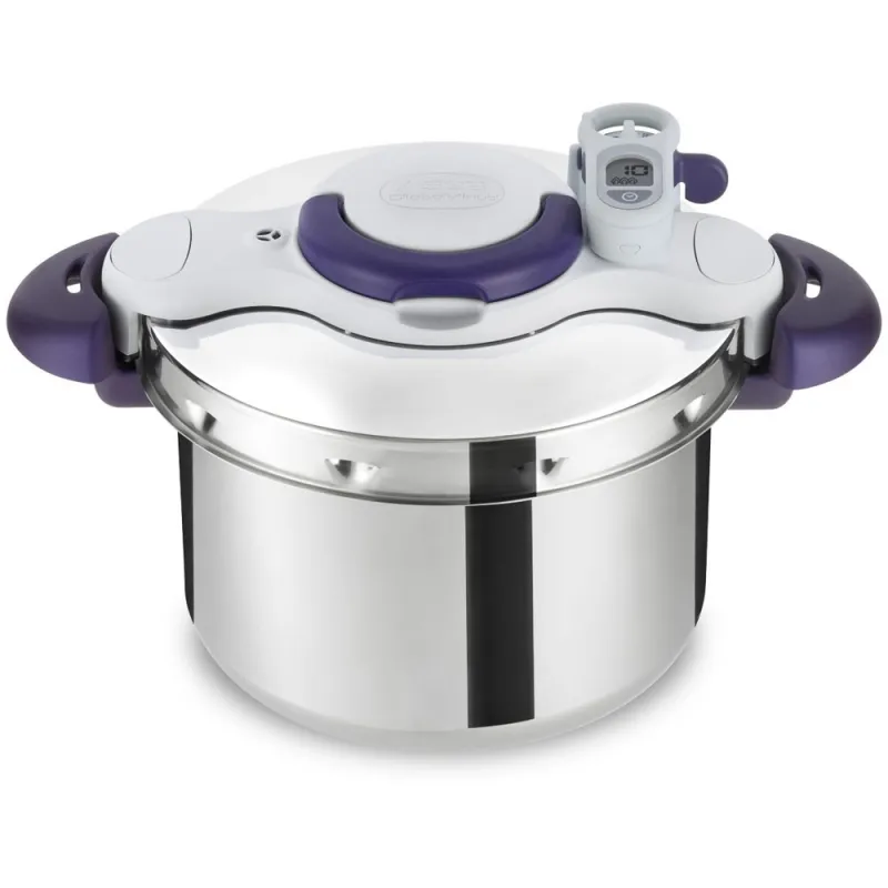 P4620703 Cocotte SEB Clipso Minuit Perfect 6L Inox/Violet - 1