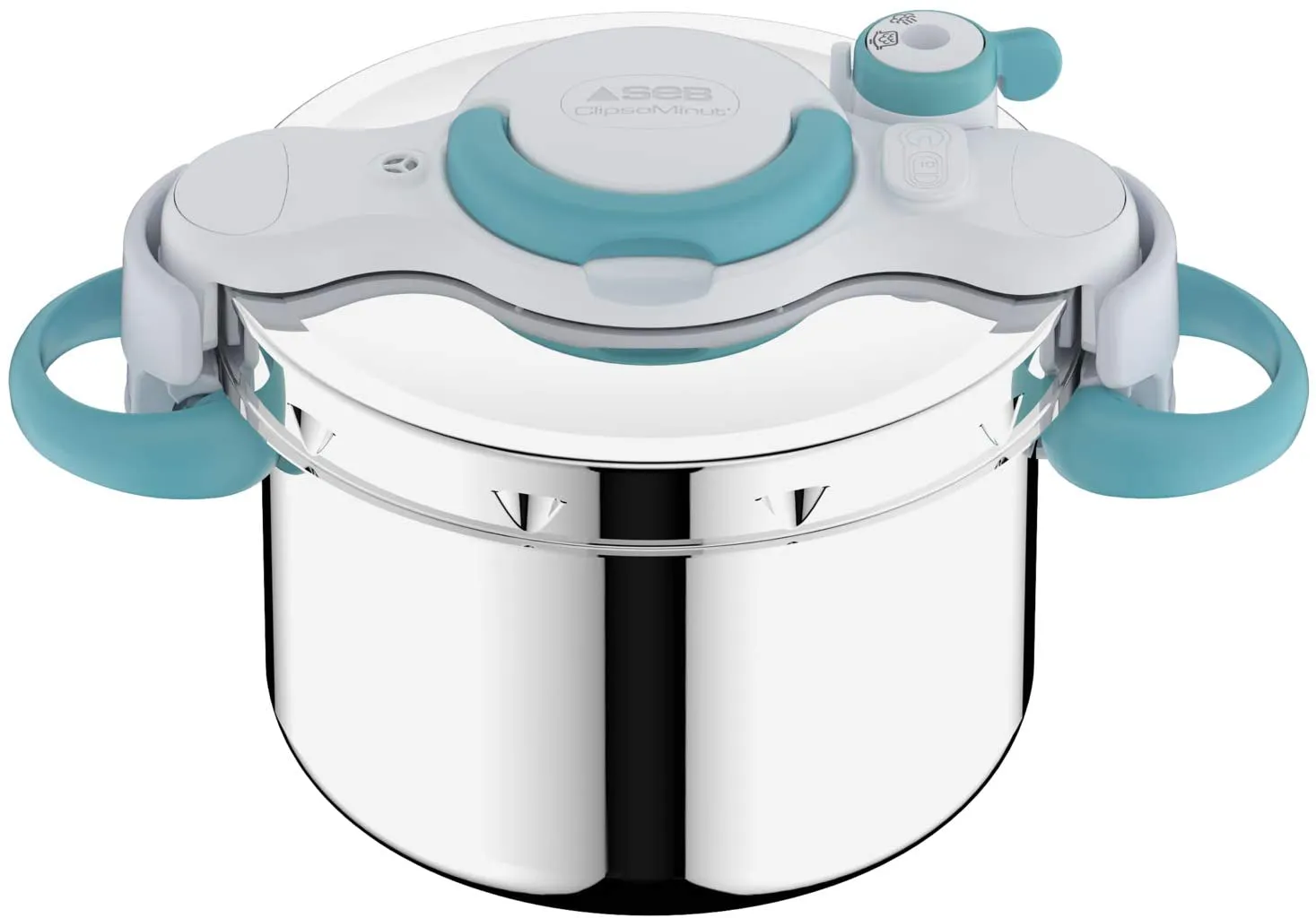 P4904816 Cocotte SEB Clipso 7.5L Minut'Easy Poignée - 7