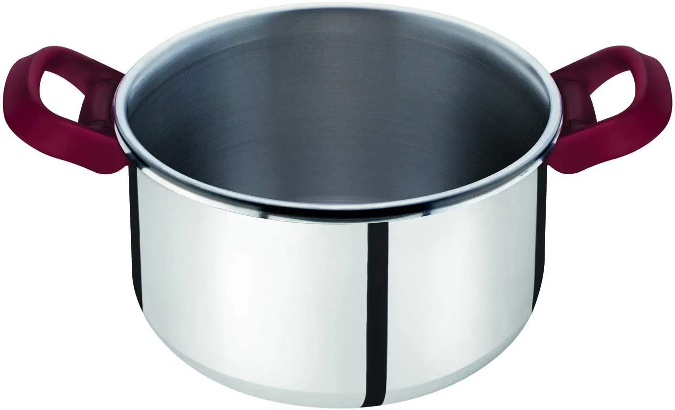 P4400600 Cocotte SEB 4.5L Clipso+ Précision Inox/Rouge - 5
