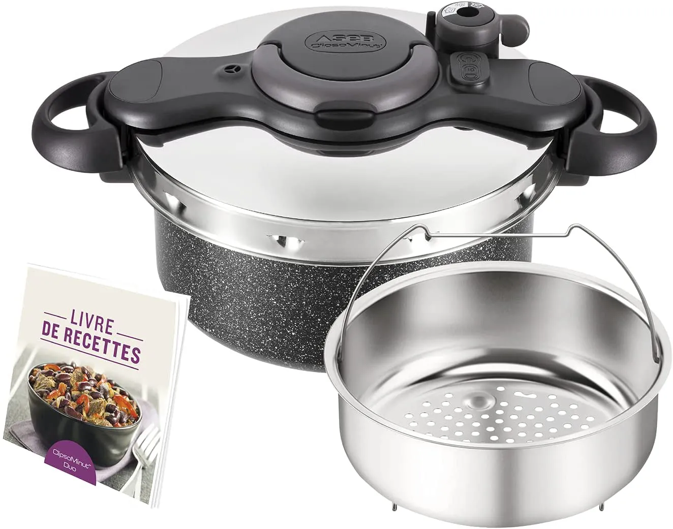 P4605138 Cocotte Minute Clipso 5L Ultra Resist 2en1 faitout - 0