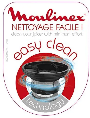 Extracteur de jus Moulinex Juice & Clean ZU420E10. - Moulinex