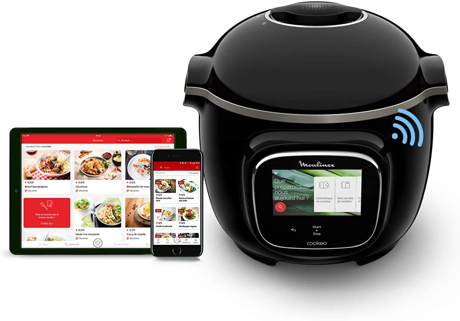 Multicuisseur Smart Moulinex Wifi Cookeo Touch - CE902800, Algérie