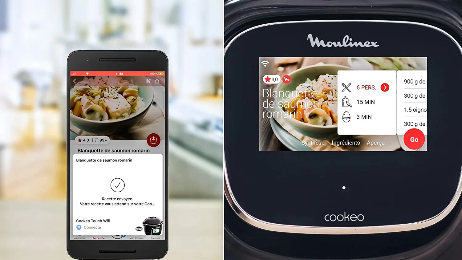 CE902800 Multicuisseur smart Moulinex Wifi Cookeo Touch - 7