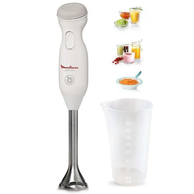 DD30B110 MIXEUR A BRAS MOULINEX PERFORMA INOX 350W BLANC - 0