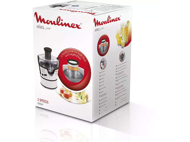 Moulinex Centrifugeuse Elea Blanc JU380110 