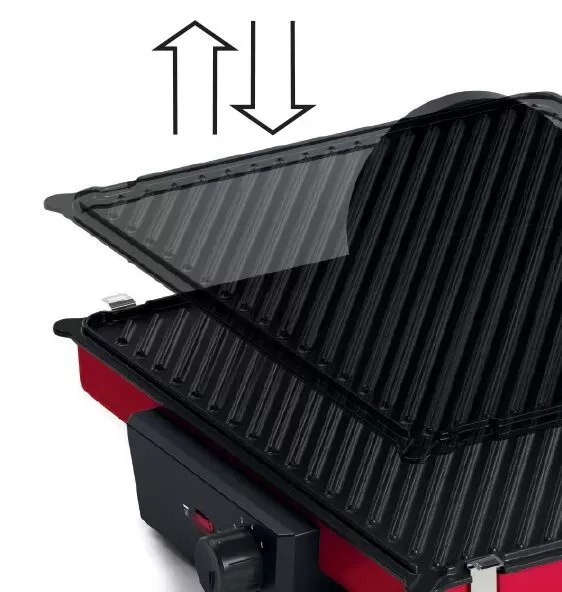 TCG4104 GRILLE A VIANDE BOSCH 2000W ROUGE TCG4104 - 4