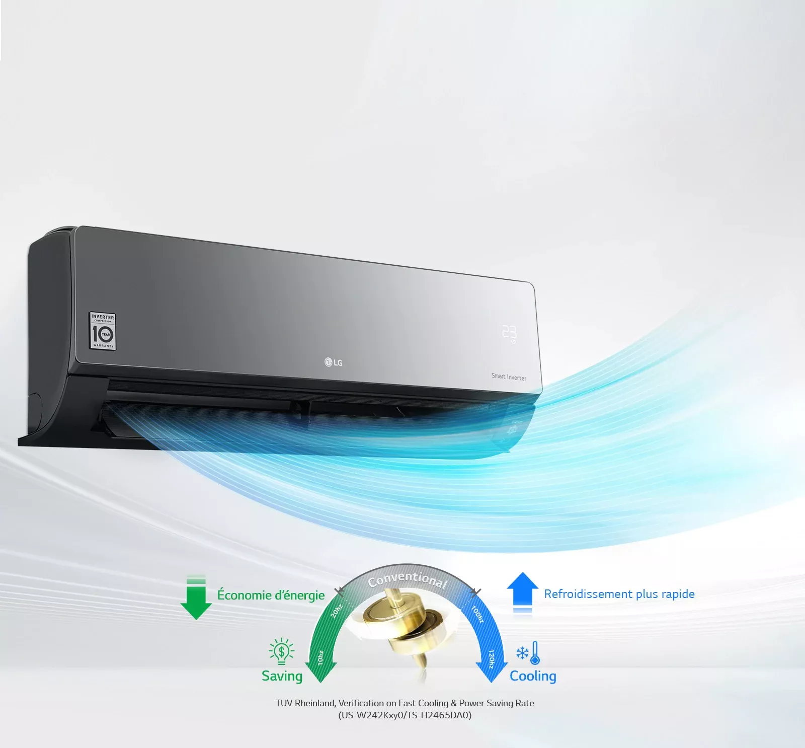 ART12ALG CLIMATISEUR LG 12000 BTU ARTCOOL ART12ALG - 4