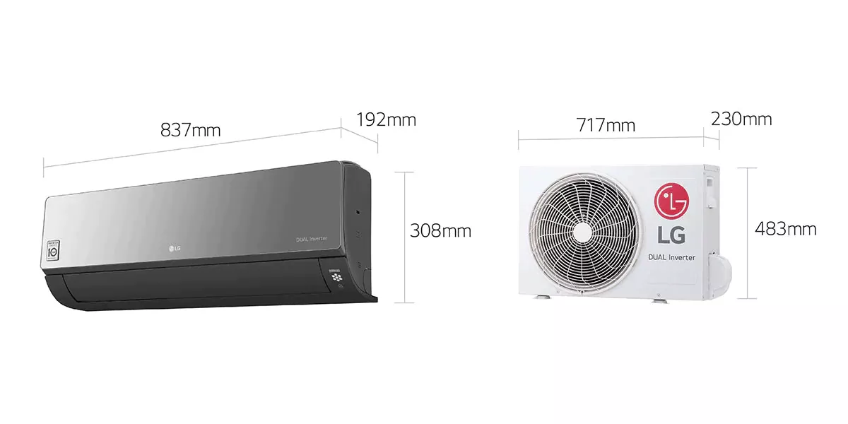 ART12ALG CLIMATISEUR LG 12000 BTU ARTCOOL ART12ALG - 9