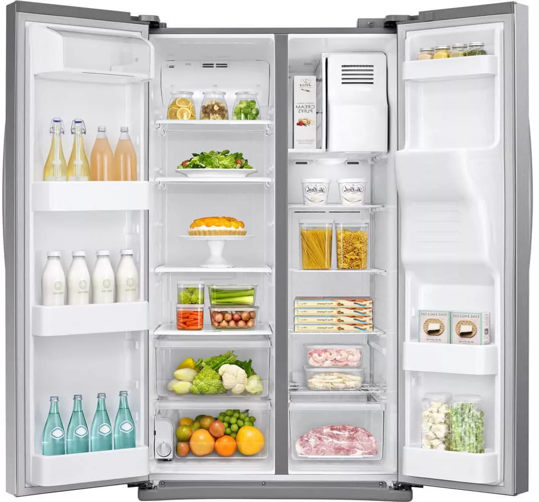 RS64N3B13S8/B FRIGO SAMSUNG 640L SIDE BY SIDE INOX - 2