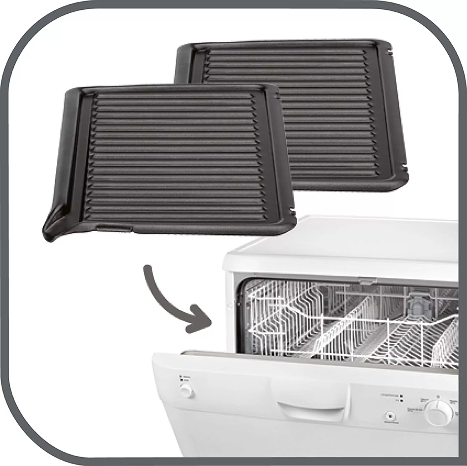 GC205012 MINUTE GRILL TEFAL 1600W Acier inoxydable, Gril - 5