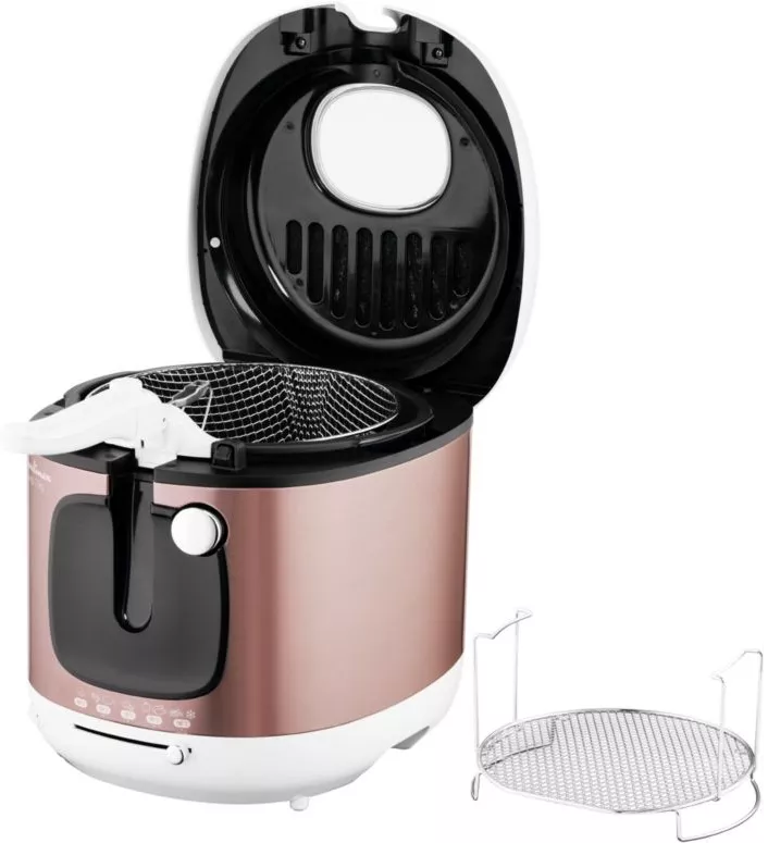 AM481010 Friteuse Moulinex Classique Mega XXL Acier 2Kg - 0