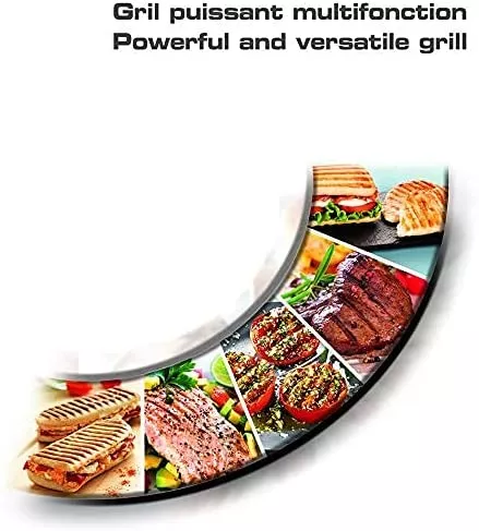 GC241D12 GRILLE A VIANDE TEFAL 2000W NOIR/INOX - GC241D12 - 5
