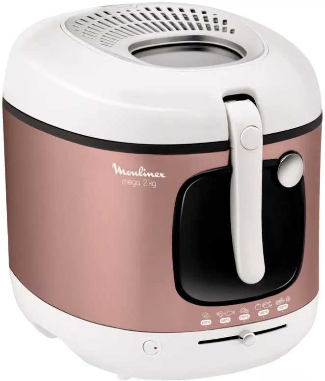 AM481010 Friteuse Moulinex Classique Mega XXL Acier 2Kg - 1