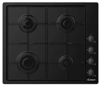 PLAQUE CANDY 4 FEUX 60CM EMAILLEES NOIR