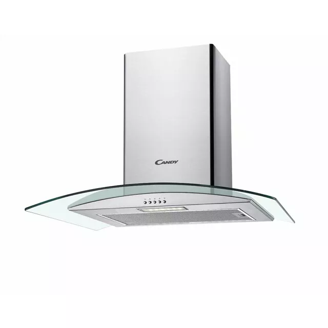 CGM64/1X HOTTE CANDY CHEMINEE GLASSE INOX 60 CM 550m3/h - 0