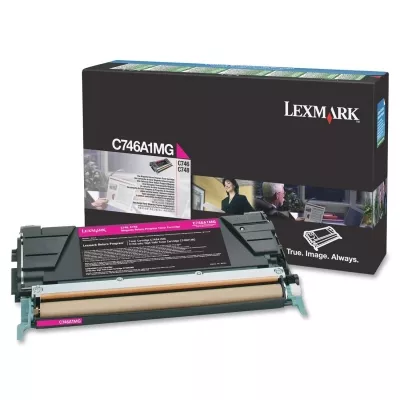 C746A1MG Toner laser Lexmark Magneta Original C746A1MG - 0
