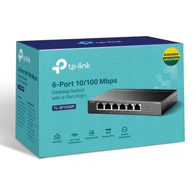 TL-SF1006P Switch TP-LINK PoE 5 Ports - TL-SF1006P - 0
