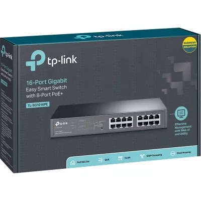 TL-SG1016PE Switch TP-LINK PoE 16 Ports - TL-SG1016PE - 0