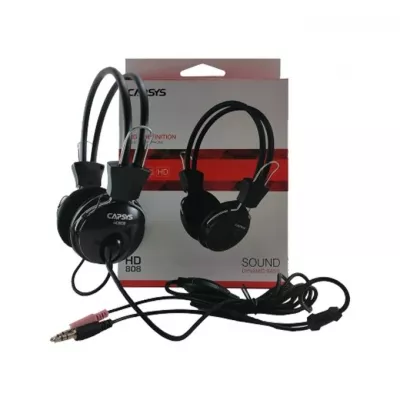 CAPSYS-808 Casque CAPSYS avec Microphone Pour PC - 808 - NOIR - 0