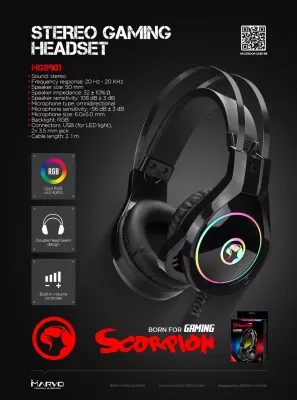 MARVO HG8901 Casque gaming MARVO Scorpion HG8901 - 2