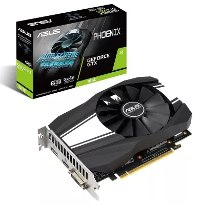 ASUS-GTX 1660 6GB Carte graphique ASUS GeForce GTX 1660 PH 6G - 0