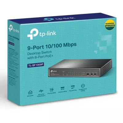 TL-SF1009P Switch TP-LINK PoE 9 ports - TL-SF1009P - 0