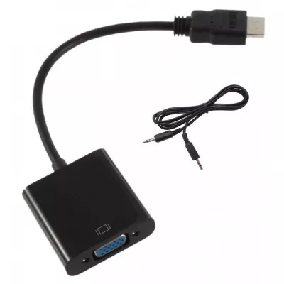 A-HDMI-VGA Adaptateur hdmi vga + audio - 0