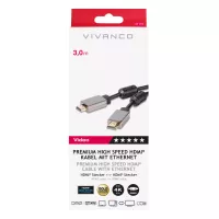 Cable HDMI VIVANCO Video 5* 3.0m 2.0b 4k - 47172