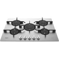 PLAQUE WHIRLPOOL 75CM INOX 5 FEUX FONT IXELIUM
