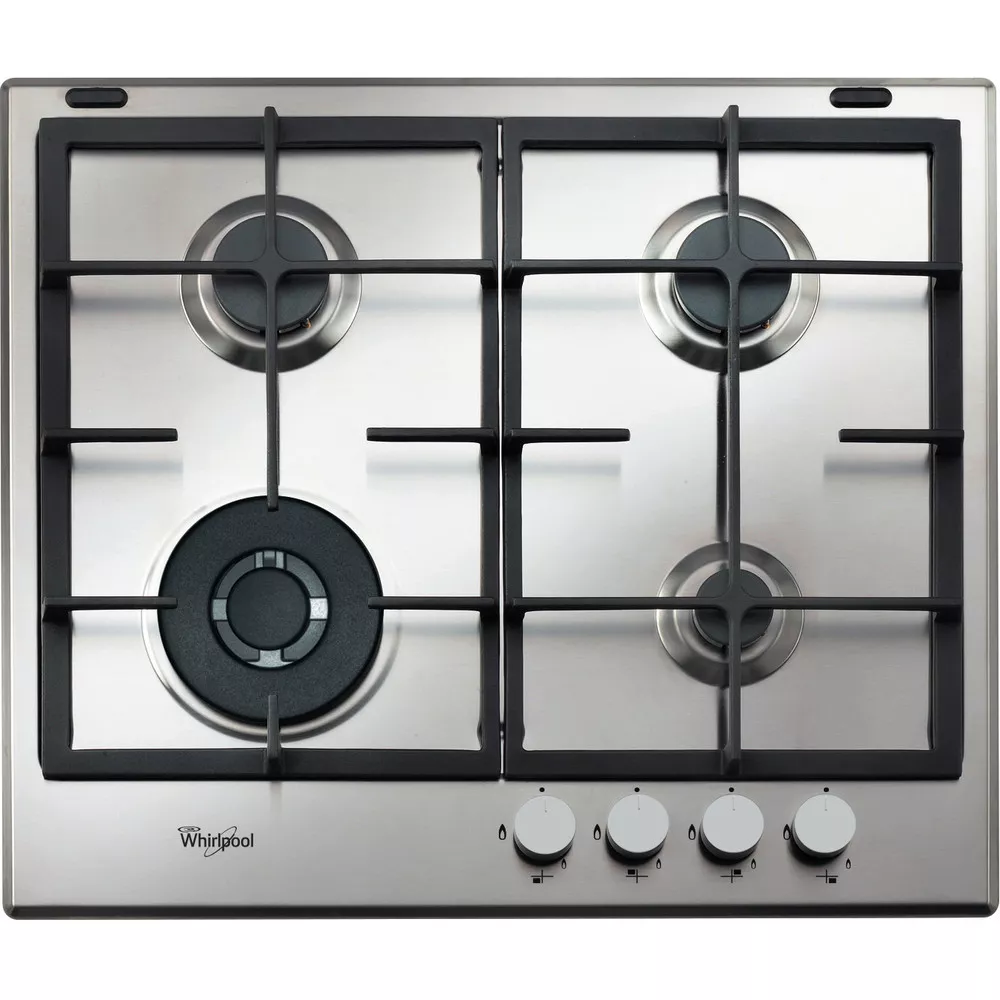GMA6422/IX PLAQUE WHIRLPOOL 60CM INOX 4 FEUX AVEC FONT/FFD - 0