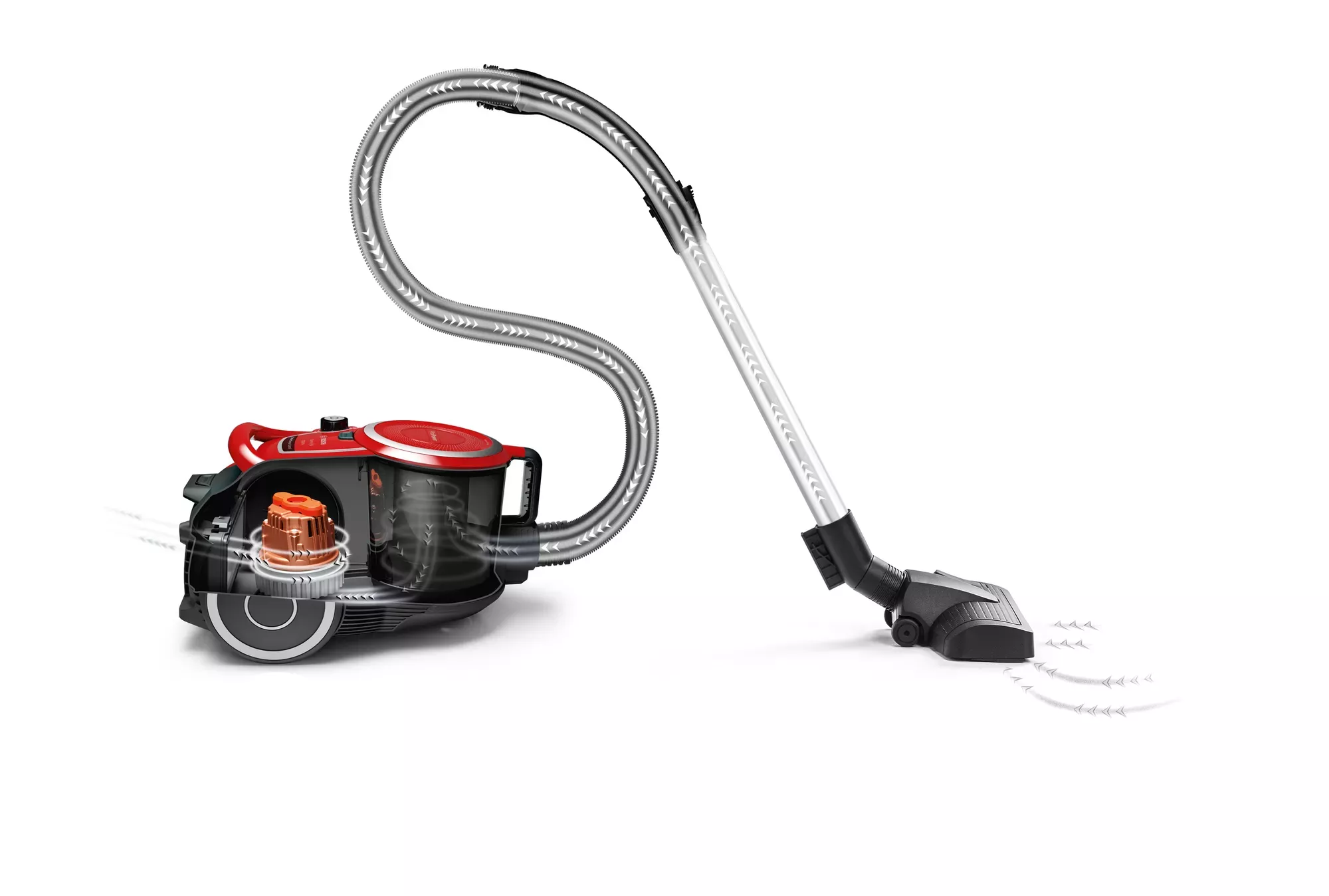 BGS412234A ASPIRATEUR BOSCH ROUGE SERIE 6 A/BOLL XL /2200W - 2