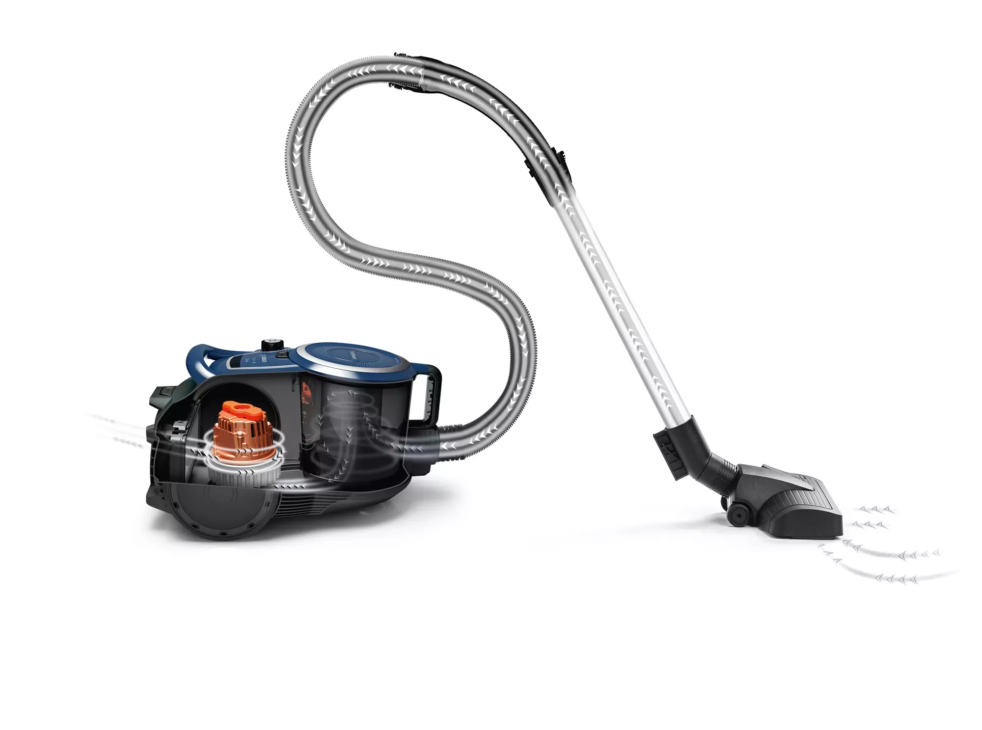 BGS412000 ASPERATEUR BOSCH BLEU A/BOLL 2.4L/2000W FIL FILTRE - 2