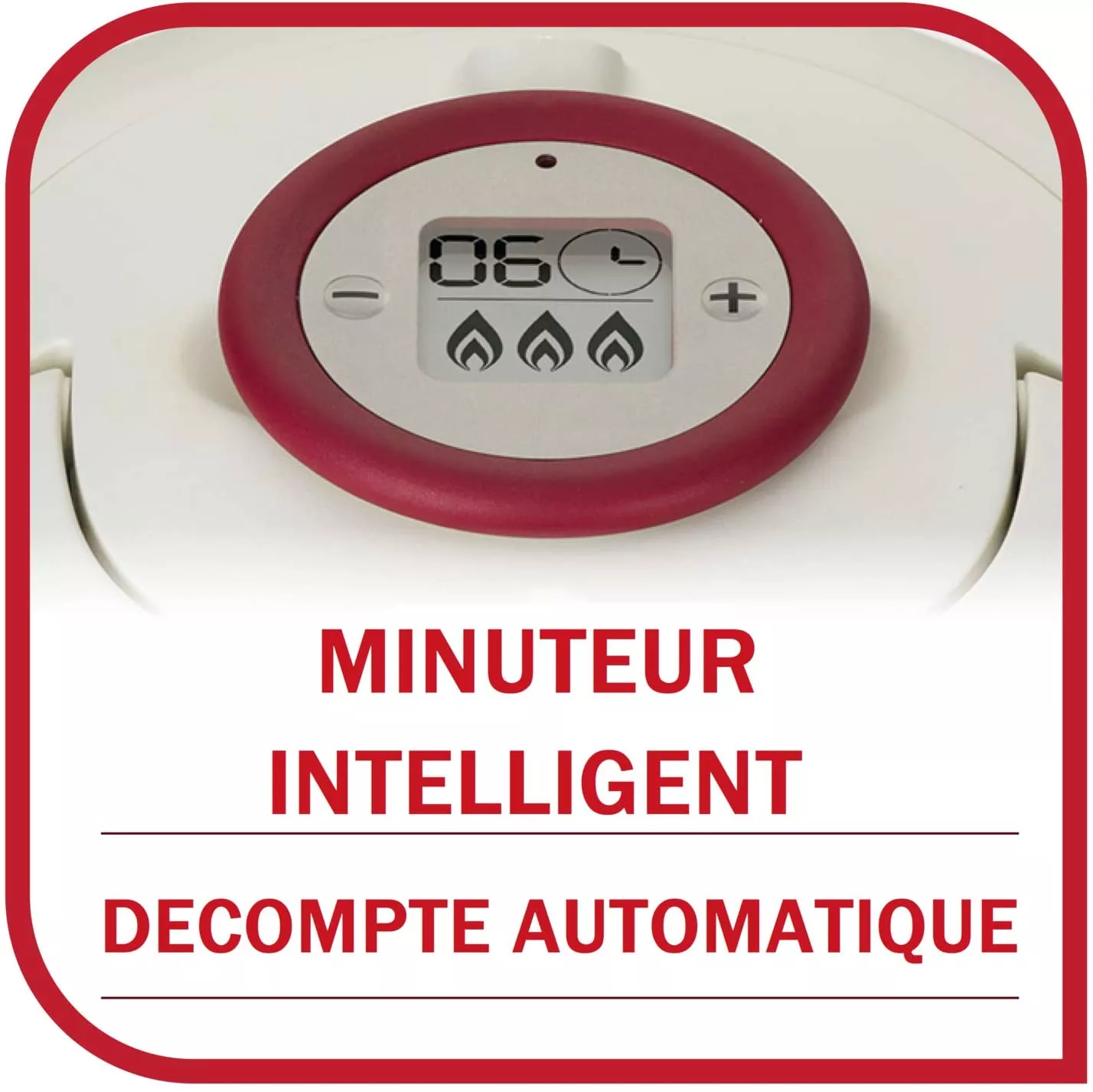 Cocotte Minute - Clipso+ Précision - 6L - P4410706/07A Gris/Rouge - Prix en  Algérie