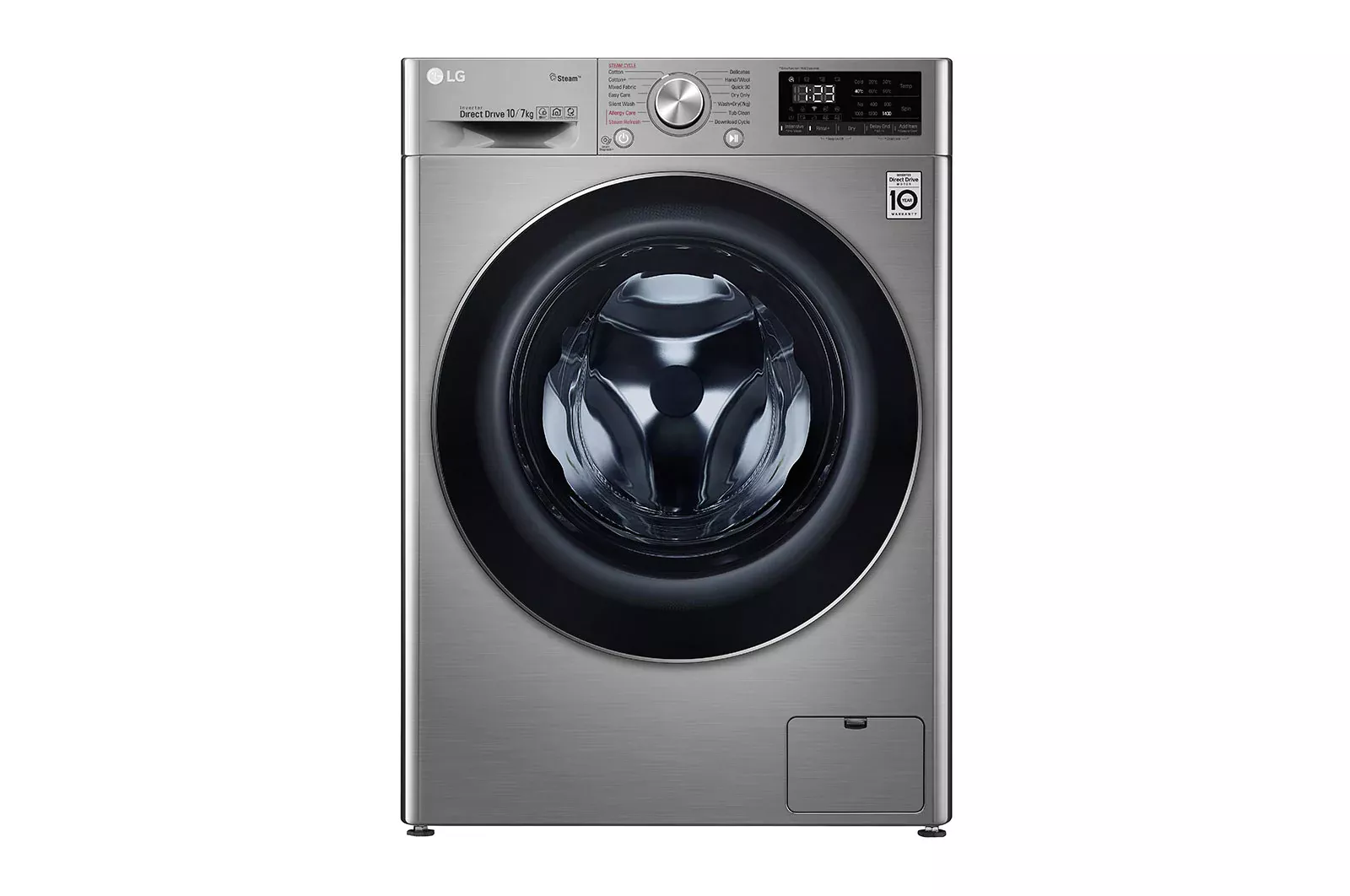 F4V5RGP2T MACHINE A LAVER LG 10.5KG/7KG AVEC SECHAGE SILVER - 0