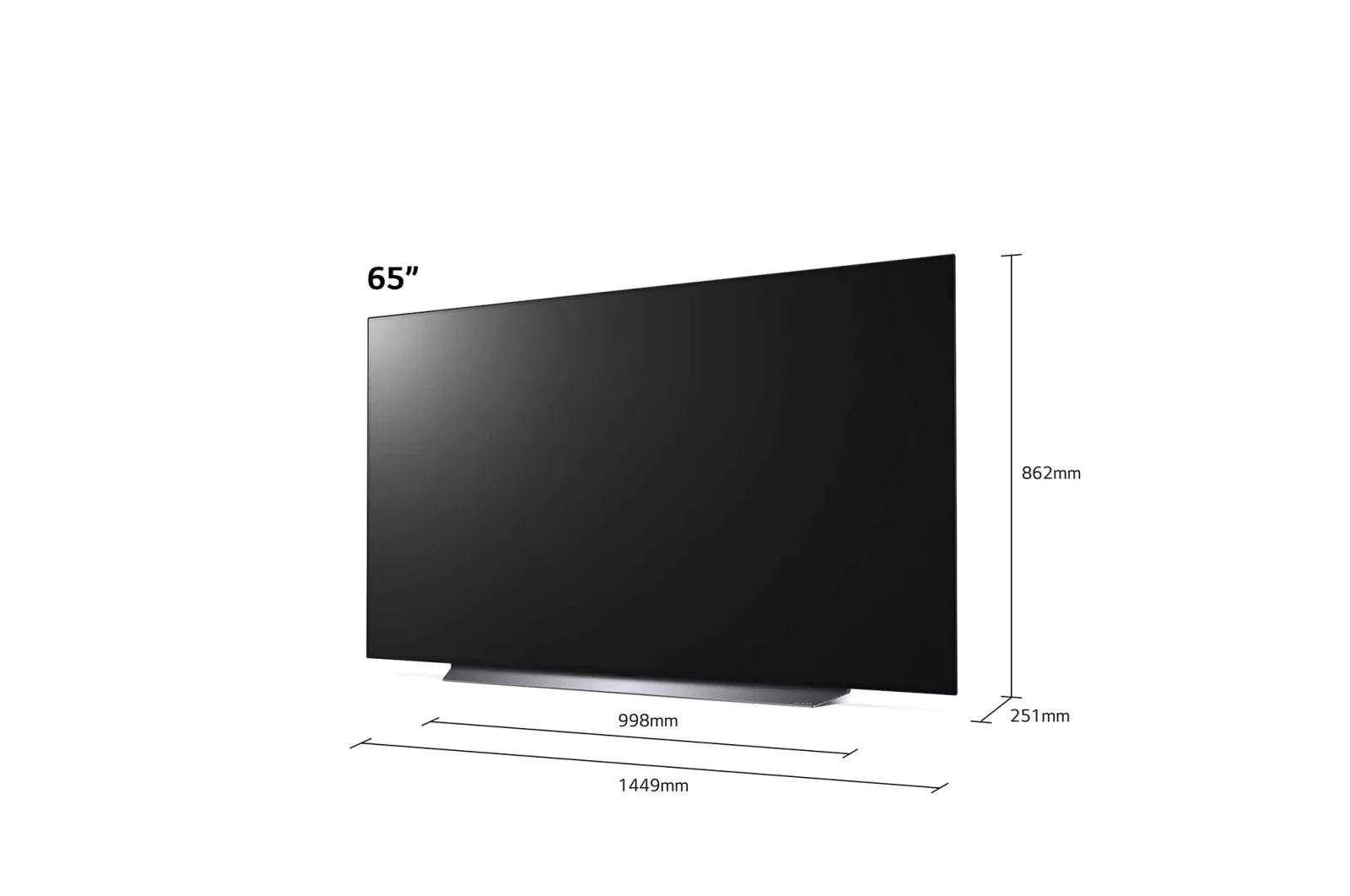OLED65C14LB TELEVISEUR LG OLED 65'' 4K SMART α9 Gen 4 - 120 HZ - 9