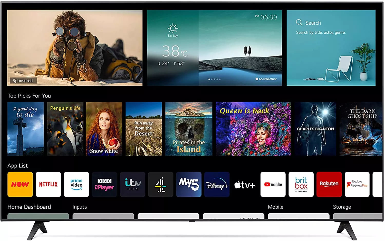 65UP77006LB TELEVISEUR LG 65 SMART 4K HDR SMART UHD ThinQ Ai - 3
