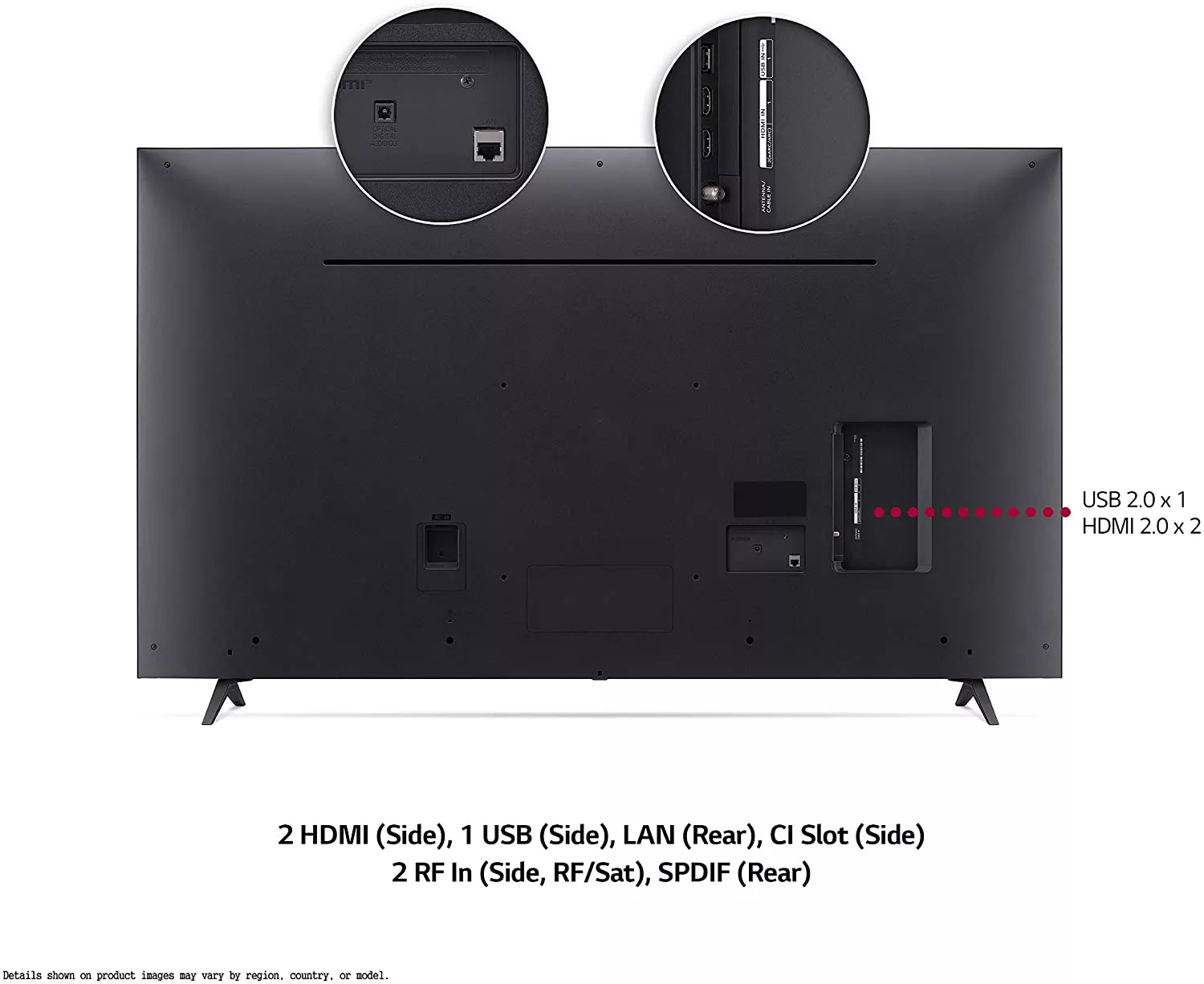 65UP77006LB TELEVISEUR LG 65 SMART 4K HDR SMART UHD ThinQ Ai - 5