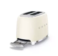 GRILLE PAIN SMEG 2U Centrage 1.5 liters 950W Crème