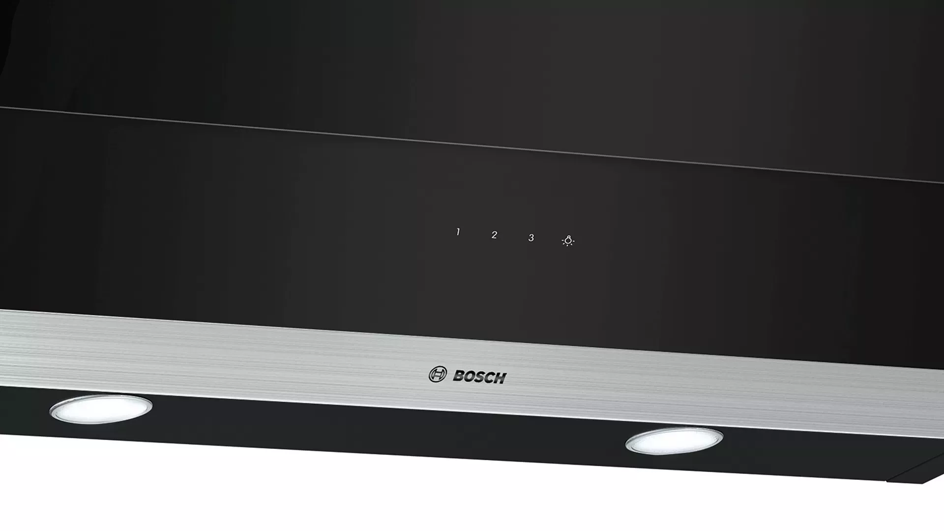 DWK095G60 HOTTE BOSCH 90CM en Verre Noir 630 M3/H Série 2 - 1