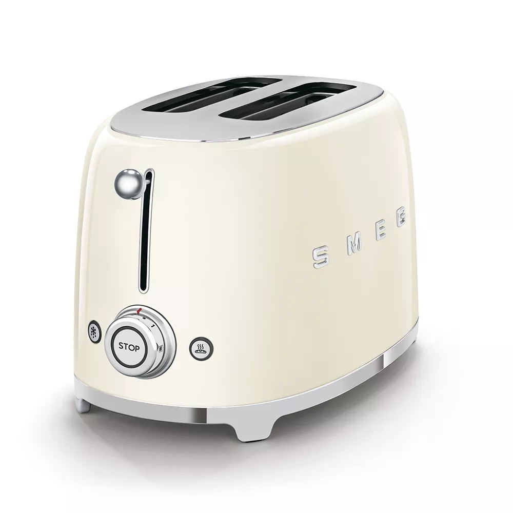 TSF01CREU GRILLE PAIN SMEG 2U Centrage 1.5 liters 950W Crème - 0