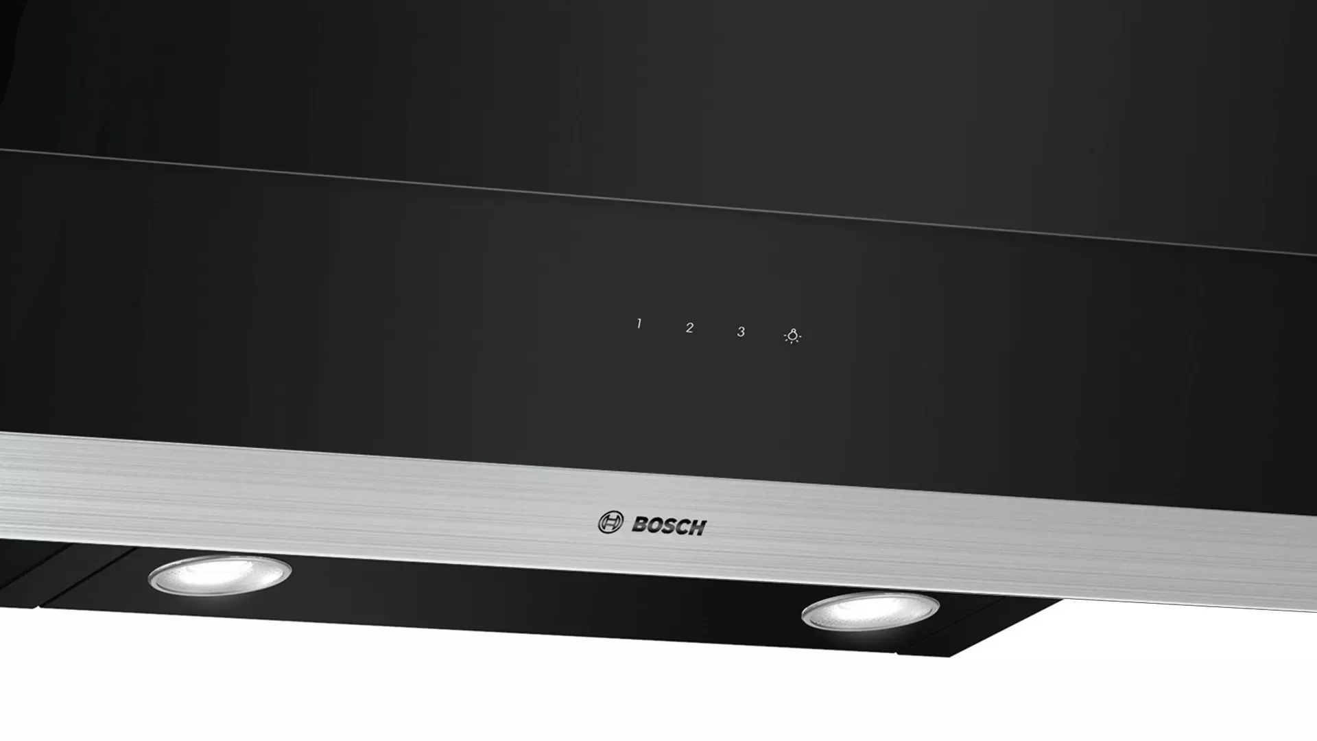 DWK065G60 HOTTE BOSCH 60CM En Verre Noir 593 M3/H Série 2 - 1