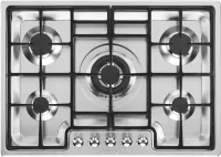 PLAQUE SMEG Gaz CLASSICA 75 CM INOX 5 FEUX
