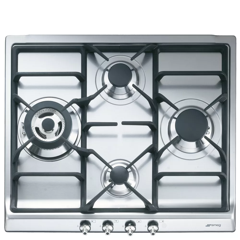 SER60SGH3 PLAQUE SMEG Gaz CLASSICA 60 CM INOX 4 FEUX - 0