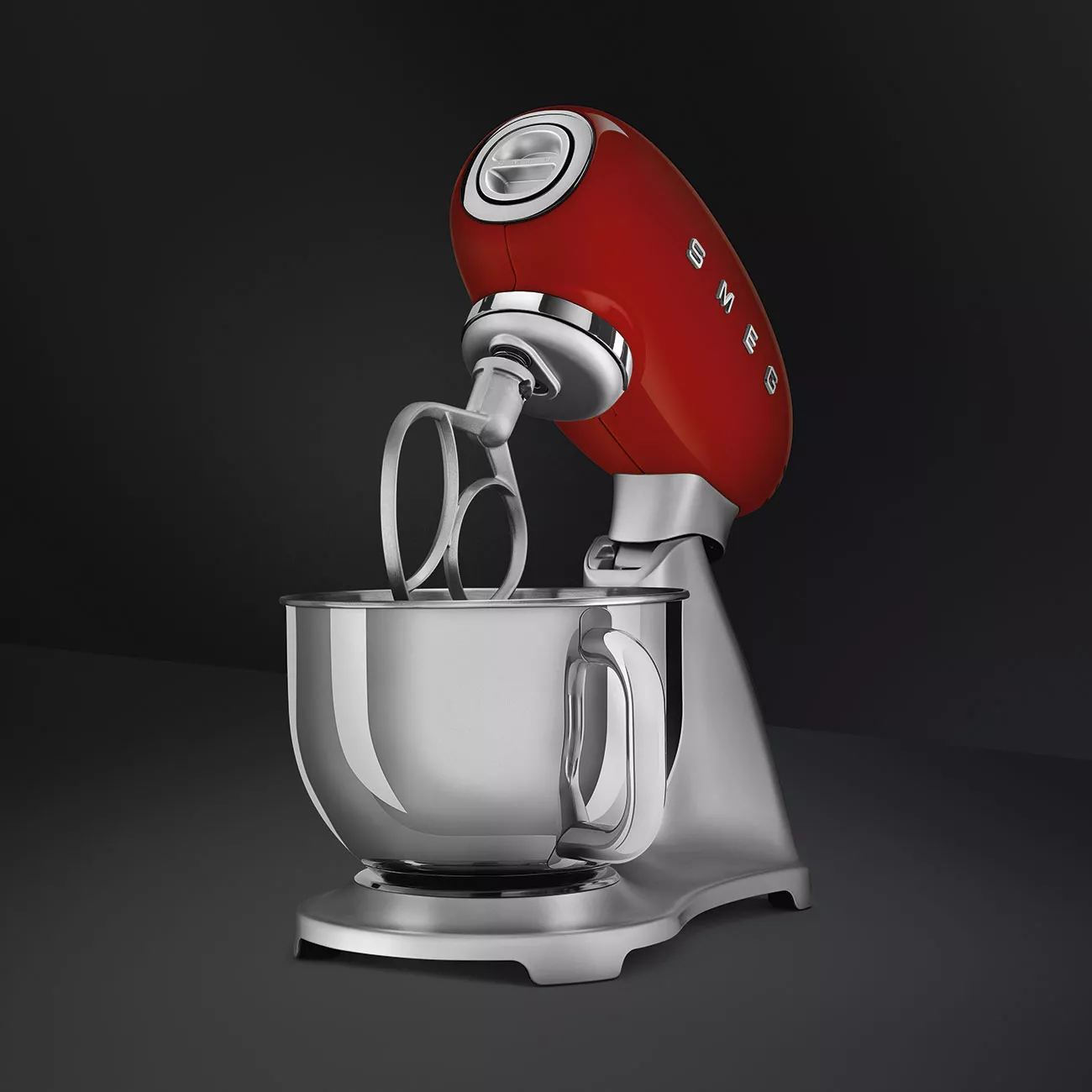 SMF02RDEU PETRIN SMEG ROUGE 800W 4.8L 2.6KG 10 VITESSE - 3