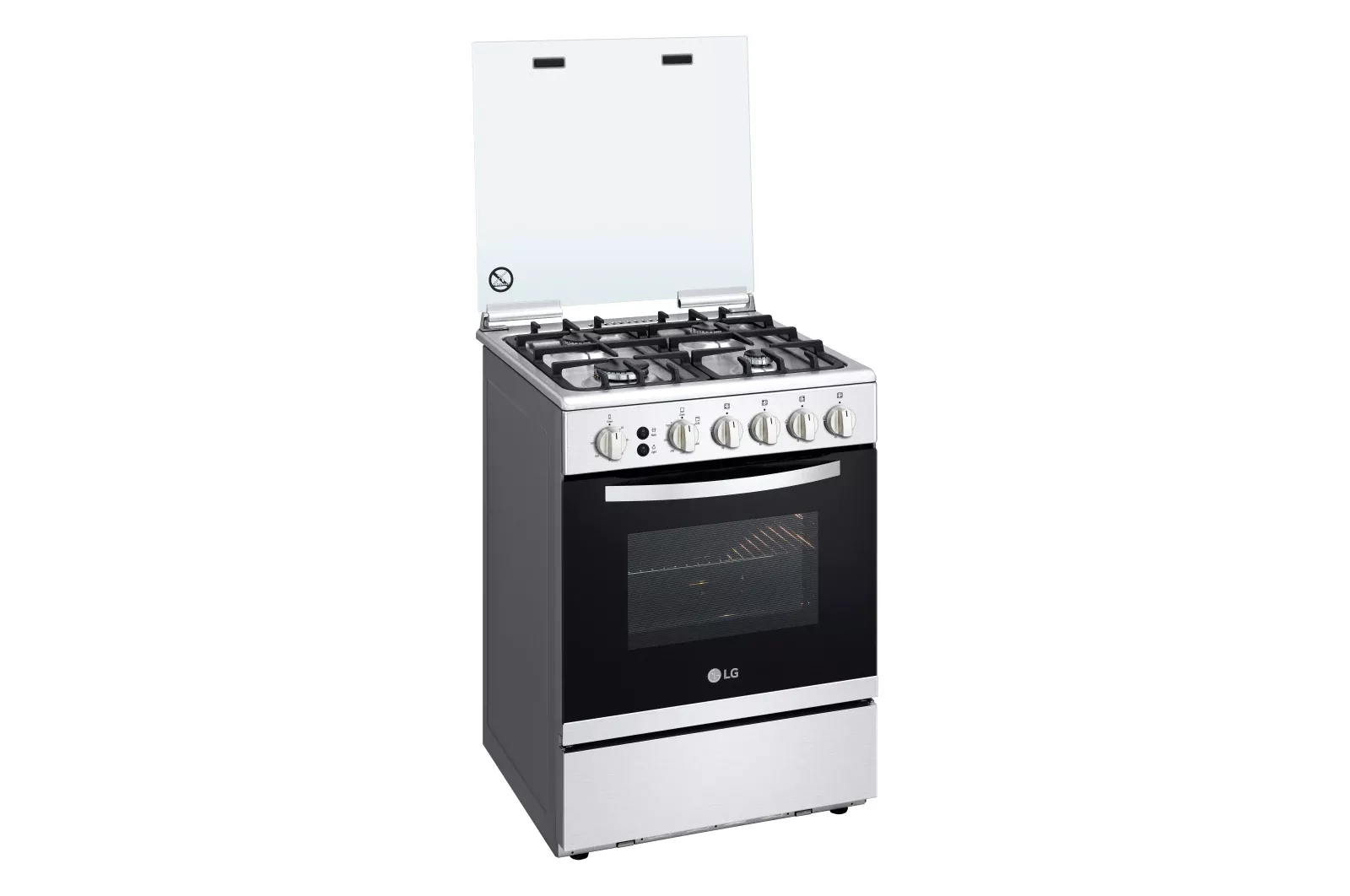 FA211RMA CUISINIERE LG 4 FEUX INOX 60 Cm Four + Grill - 3