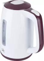 BOUILLOIRE JATA 1.7L / 2200W BLANC ET ROUGE