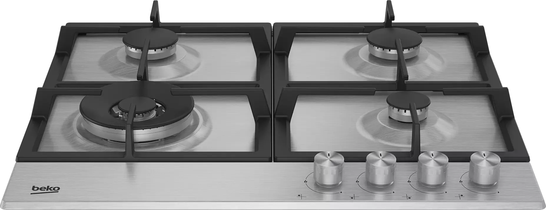 HIAW64225SX PLAQUE BEKO 3F+1WOK ALLUMAGE INTG THERMO FONTE - 2