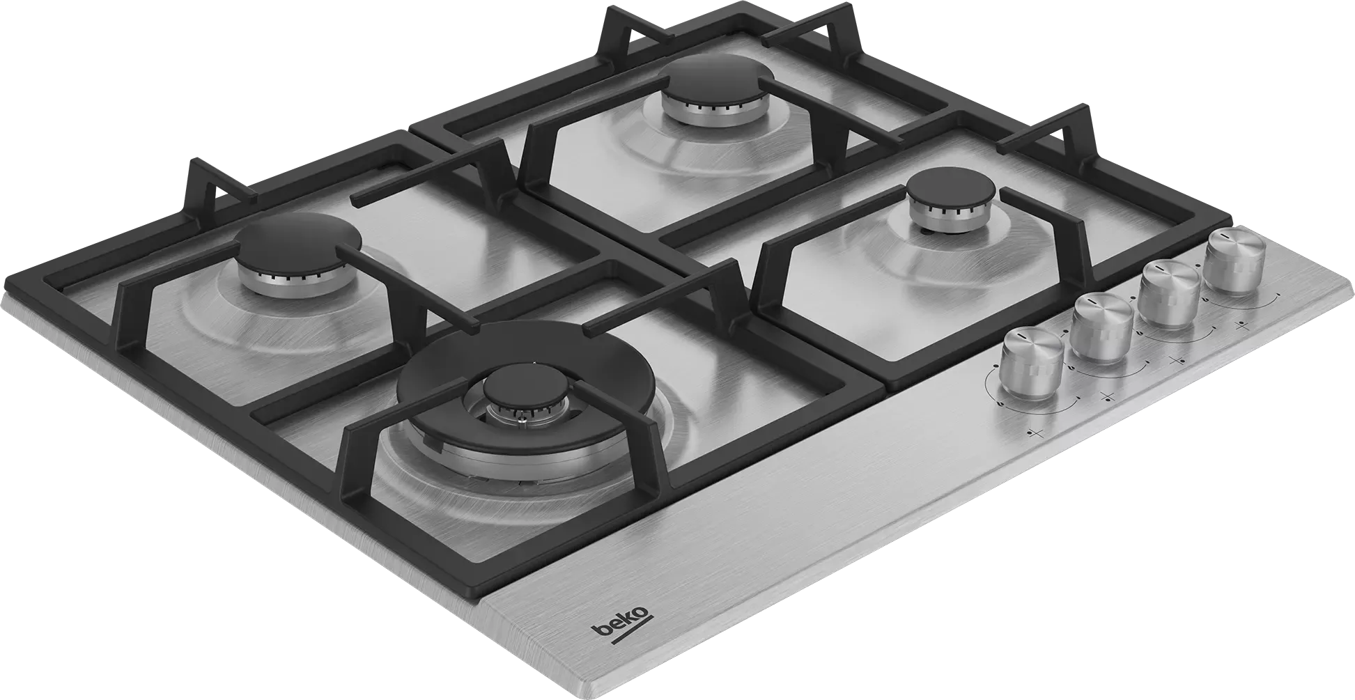 HIAW64225SX PLAQUE BEKO 3F+1WOK ALLUMAGE INTG THERMO FONTE - 1